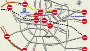 Berikut Ini 24 Titik Penyekatan Jalan Kota Bandung Saat PSBB Diberlakukan