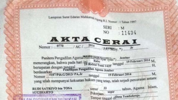 Syarat dan Cara Mengurus Akta Perceraian di Kota Bandung