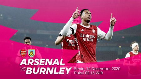 Live Streaming Arsenal vs Burnely Liga Inggris