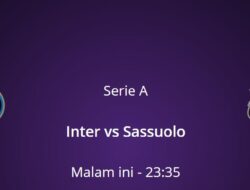 Link Live Streaming Inter Milan vs Sassuolo, Siaran Langsung Liga Italia Tayang Malam ini
