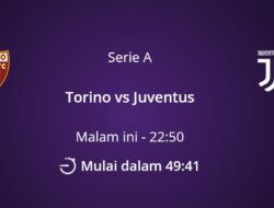 Link Live Streaming Torino vs Juventus, Jadwal Liga Italia Tayang Malam ini di Bein Sport