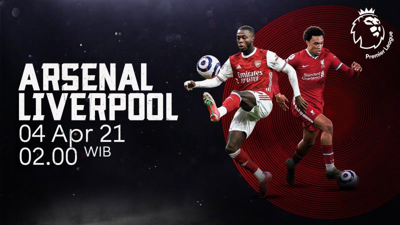 Link Live streaming Arsenal vs Liverpool Liga Inggris tayang malam ini