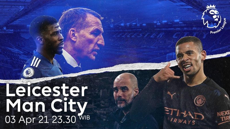 Link live streaming Leicester vs Manchester City Liga Inggris di Mola TV Tayang malam ini
