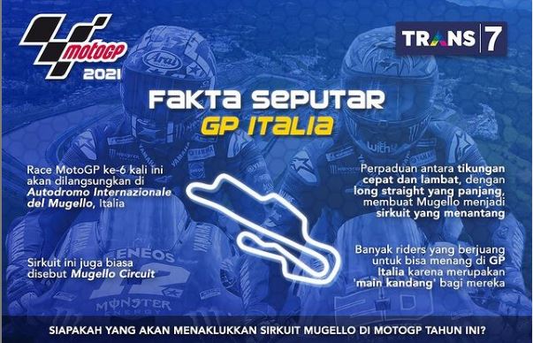link live streaming MotoGP Trans7