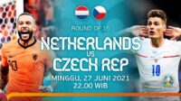 Link Live Streaming Belanda vs Republik Ceko Euro 2020