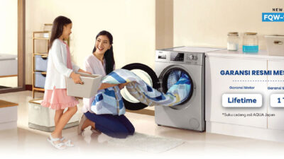 Mesin cuci AQUA JAPAN, Membunuh Kuman Mencuci Lebih Menyenangkan