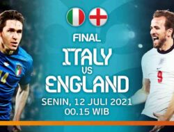 Link Live Streaming Inggris vs Italia, Prediksi, Skor H2H, Siaran Langsung Final Euro 2020