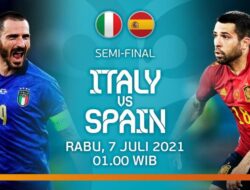 Nonton Live Streaming Euro 2020 Italia vs Spanyol Sedang Tayang, Cek Link Gratis-nya