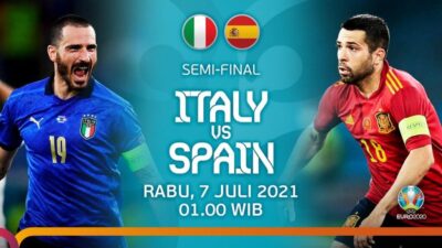 nonton live streaming Euro 2020 italia vs Spanyol