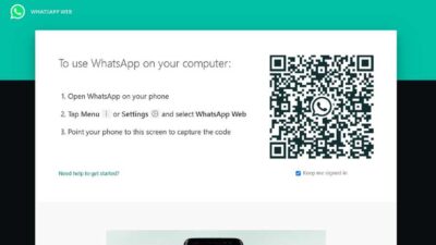 Penggunaan whatsapp web
