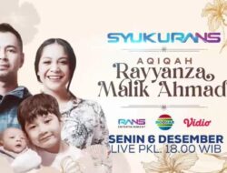 Jadwal Acara Televisi Indosiar Hari Ini Senin 6 Desember 2021, Ada Syukurans Aqiqah Rayyanza dan Liga Indonesia