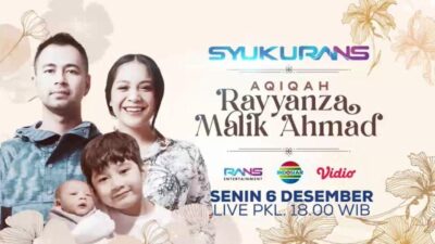 Jadwal Acara Televisi Indosiar Hari Ini Senin 6 Desember 2021, Ada Syukurans Aqiqah Rayyanza dan Liga Indonesia