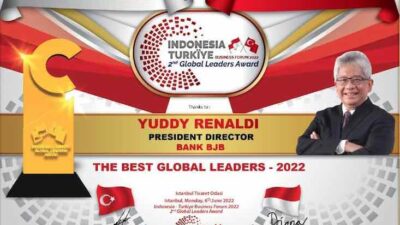 bank bjb Raih Penghargaan Internasional Indonesia-Turkiye Global Leaders Business Forum & Award II 2022