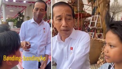 Nyayi Lagu Ojo Dibandingke, Penyanyi Cilik Farel Dapat Pesan Motivasi dari Jokowi