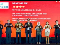 bank bjb Raih Tiga Penghargaan Top GRC Award 2022
