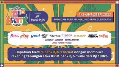 Mau Dapat Tiket Nonton Solo Batik Musik Festival dari bank bjb? Ini Caranya