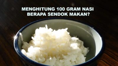 100 Gram Nasi Berapa Sendok Makan