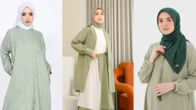Warna jilbab yang Cocok dengan Baju Warna Sage Green